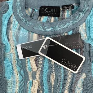 Coogi Australia Blue and Gray Sweater